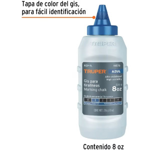 Gis azul de repuesto para tiralinea alta visibilidad 8oz, REP-TL 18576 Truper