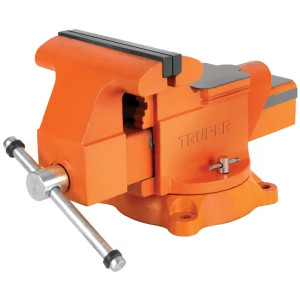 Tornillo de Banco Industrial Ancho de Mordaza 8", Apertura Max 7 7/8" Peso 29kg, TA-8 18595 Truper