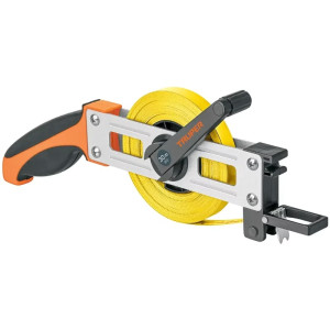 Wincha Metalica, Tipo Cruceta 30 Metros, Mango Ergonomico, CRUCE-30 12648 Truper
