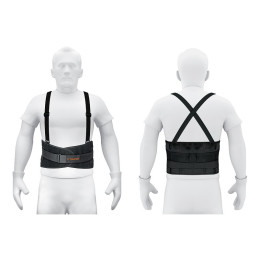  Faja con Tirantes y Cinturon ajustable Talla CH 28-32, cierre con velcro, FAJA-SX 10955 Truper 24.576271 Faja con Tirantes y Ci