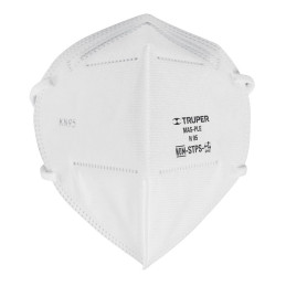 Mascarilla Plegable para Polvo Tipo N95, Polvo y Particulas sin Aceite, Clip Metalico, MAS-PLE 14427 Truper 2.288136 Mascarilla