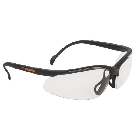  Lentes de Seguridad Vision Transparente, 100% Policarbonato con UV Antirayadura, LEDE-ST 14301 Truper 8.8 Lentes de Seguridad V