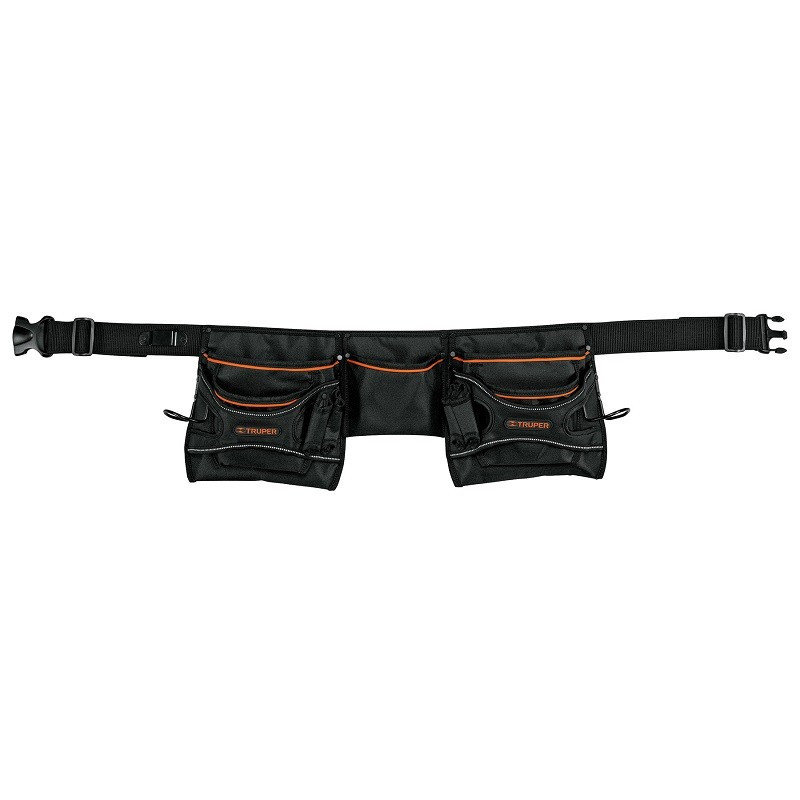  Portaherramientas 20 Compartimientos Poliester Forro PVC con cinturon, Truper 15314 55.932203 Portaherramientas 20 Compartimien