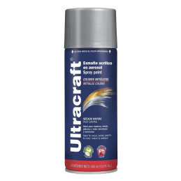  Pintura en Spray Ultracraft Cromo Metalico, 400ml, secado rapido libre de Plomo, PA-CR-U 40027 Truper 5.59322 Pintura en Spray 