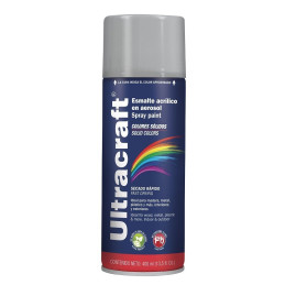 Pintura en Spray Ultracraft Silver, 400ml, secado rapido libre de Plomo, PA-SI-U 40023 Truper 4.322034 Pintura en Spray Ultracr