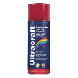  Pintura en Spray Ultracraft Rojo Fuego, 400ml, secado rapido libre de Plomo, PA-RF-U 40031 Truper 4.322034 Pintura en Spray Ult