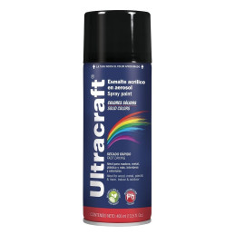  Pintura en Spray Ultracraft Negro Brillante, 400ml, secado rapido libre de Plomo, PA-NB-U 40021 Truper 4.322034 Pintura en Spra