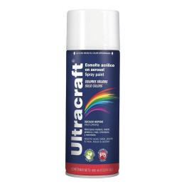  Pintura en Spray Ultracraft Laca Transparente, 400ml, secado rapido libre de Plomo, PA-TR-U 40041 Truper 4.322034 Pintura en Sp