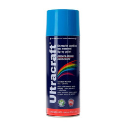  Pintura en Spray Ultracraft Azul Claro, 400ml, secado rapido libre de Plomo, PA-AZ-U 40035 Truper 4.322034 Pintura en Spray Ult