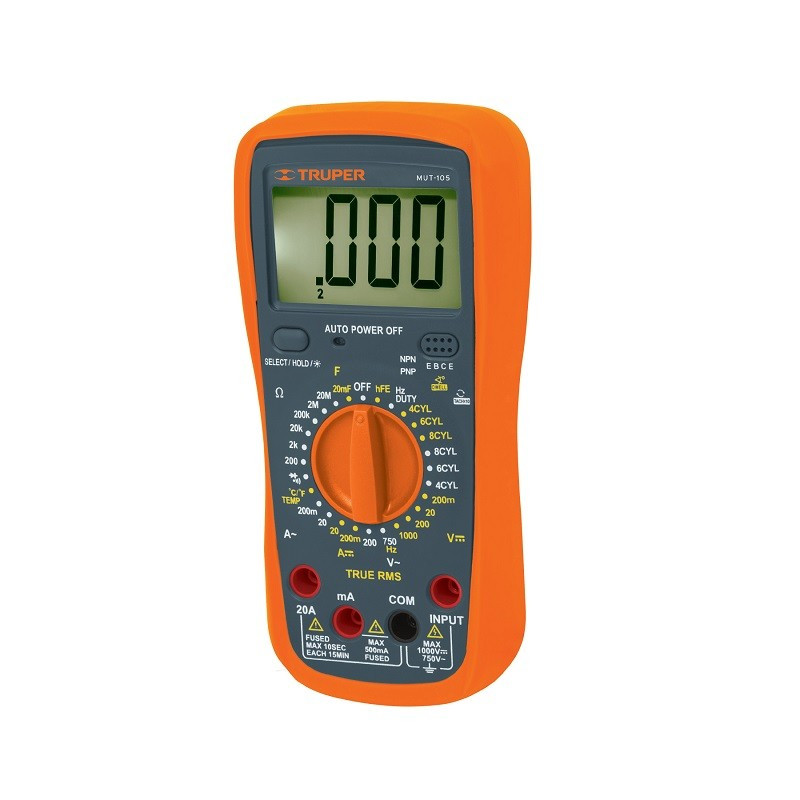 Multitester Digital Profesional Automotriz, MUT-105 10403 Truper 92.372881 Multitester Digital Profesional Automotriz, MUT-105 Multitester Digital Profesional Automotriz, MUT-105 10403 Truper 92.372881 Multitester Digital Profesional Automotriz, MUT-105