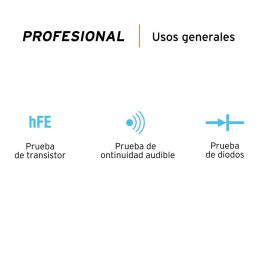  Multitester Digital Profesional, MUT-39 10402 Truper 84.745763 Multitester Digital Profesional, MUT-39 10402 Truper
Cubierta pr
