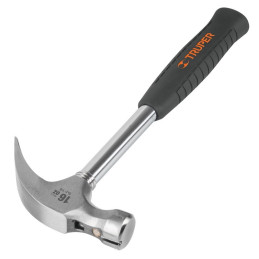  Martillo 16oz Uña curva Pulidos Tubular Boca1-1/8" Mango13" de Neopreno, SJ-16 16700 Truper 21.186441 Martillo 16oz Uña curva P
