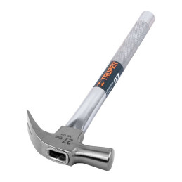  Martillo Pulido uña curva Cabeza Conica 16oz, Cara 27mm, Mango 15" Tubular Antiderrapante, MAC-27T 10914 Truper 18.644068 Marti