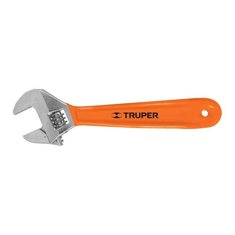  Llave Francesa 8" Apertura 1", Acero al Carbono Cromadas con Grip, PET-8X 15510 Truper 14.491525 Llave Francesa 8" Apertura 1",