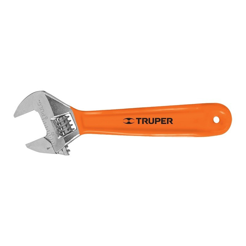  Llave Francesa 6" Apertura 3/4", Acero al Carbono Cromadas con Grip, PET-6X 15509 Truper 11.101695 Llave Francesa 6" Apertura 3