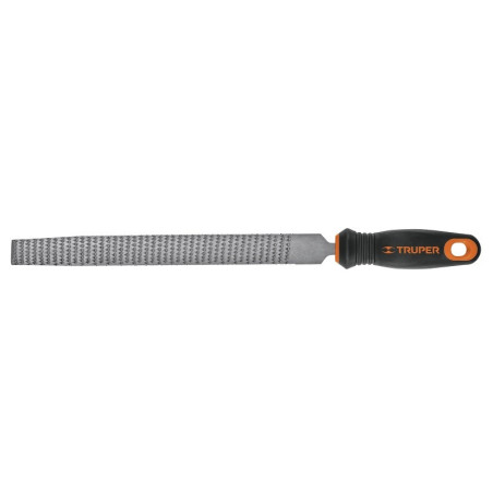  Lima Media Caña Escofinas Bastardas 8" Ancho 13/16" Espesor 1/4", Mango Comfort Grip, LES-8T 15321 Truper 12.033898 Lima Media 