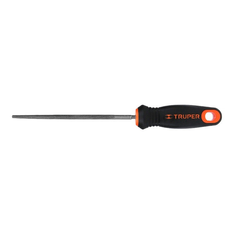  Lima Redonda Bastardas 6" Espesor 1/4", Mango Comfort Grip, LRB-6T 15315 Truper 6.016949 Lima Redonda Bastardas 6" Espesor 1/4"