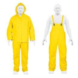  Conjunto Impermeable 2 Piezas 100% PVC espesor 0.35mm, Talla G, No propaga la llama, TRA-PRO-L 14419 Truper 40.677966 Conjunto 