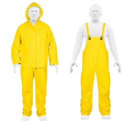  Conjunto Impermeable 2 Piezas 100% PVC espesor 0.35mm, Talla CH, No propaga la llama, TRA-PRO-S 14417 Truper 40.677966 Conjunto