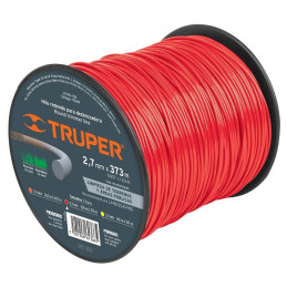  Hilo Redondo para desbrozadora 2.7mm x373M Carrete, HTR5-105 17649 Truper 82.20339 Hilo Redondo para desbrozadora 2.7mm x373M C