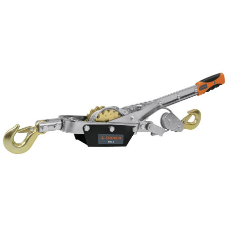  Templadoras con Ratchet 2 Toneladas, doble cremallera, en acero, ideal para tensado y remolque, MAL-2 14725 Truper 89.830508 Te