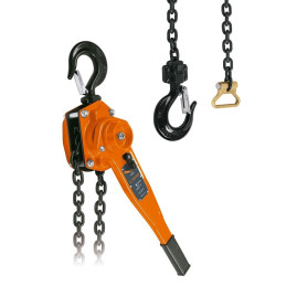  Tecle Industrial 1 Toneladas con Ratchet, Doble Trinquete, Mango con grip, Peso 6.6kg, POPA-1 16841 Truper 311.016949 Tecle Ind
