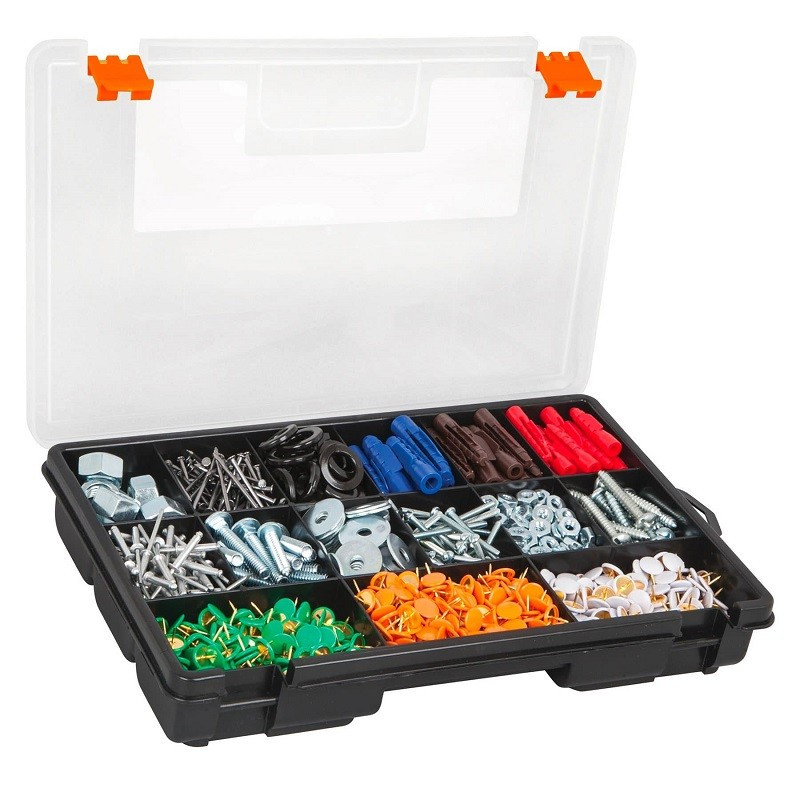  Organizador reforzado de Plastico 11", 15 Compartimientos, Largo 11", Ancho 7", Alto 1 3/4", ORG-15 19896 Truper 6.016949 Organ