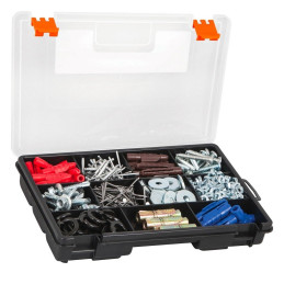  Organizador reforzado de Plastico 9", 11 Compartimientos, Largo 9", Ancho 5 3/4", Alto 1 1/2", ORG-11 10035 Truper 4.067797 Org