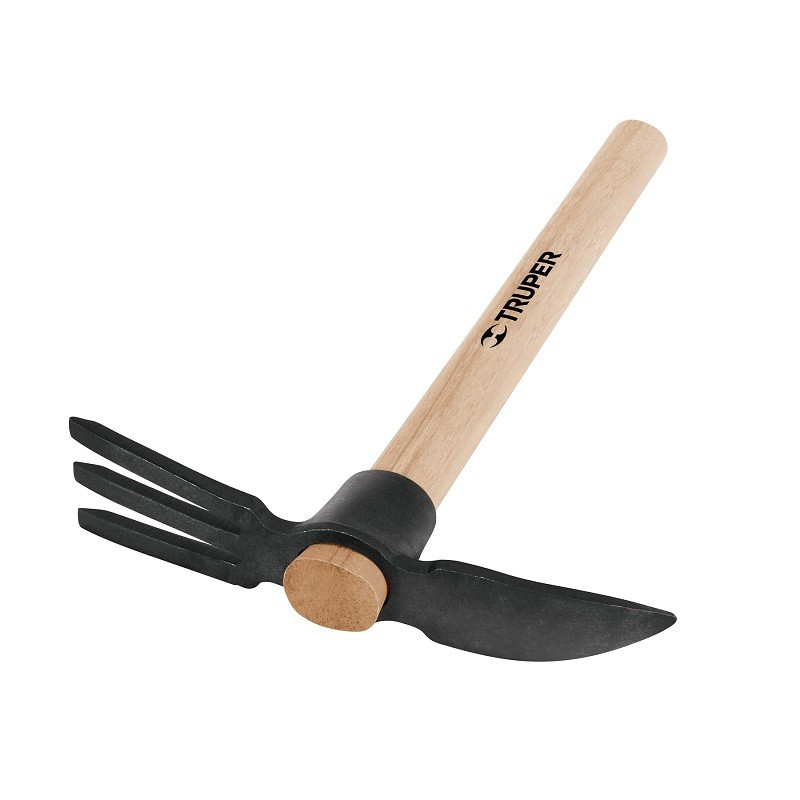  Pico Rastrillo 14", Mango de Hickory Americano, en acero al carbono, TJA-1 19647 Truper 20.338983 Pico Rastrillo 14", Mango de 