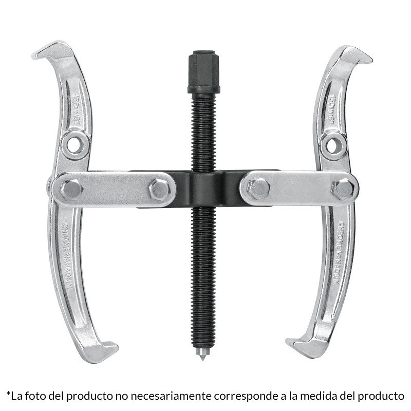  Extractor de Rodajes y Poleas 2 Patas, Apertura max 165mm Alcance max 160mm, EX-P2-6 14498 Truper 72.033898 Extractor de Rodaje