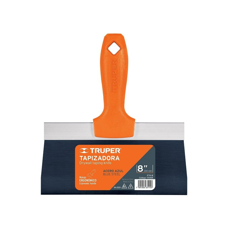  Espatula Tapizadoras 8", Para Alisado y Acabados, ETA-8 14459 Truper 11.610169 Espatula Tapizadoras 8", Para Alisado y Acabados