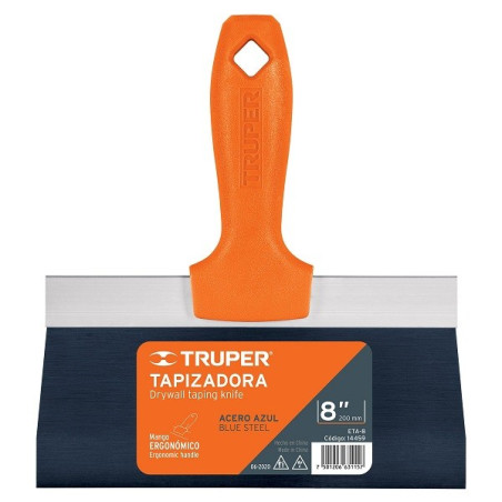  Espatula Tapizadoras 8", Para Alisado y Acabados, ETA-8 14459 Truper 11.610169 Espatula Tapizadoras 8", Para Alisado y Acabados