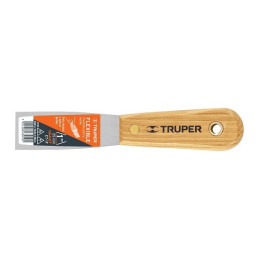  Espatula Flexible 1" Mango de Hickory Americano, acero alto carbono, Hoja Desbastada y Templada, ET-1F 14447 Truper 5.59322 Esp
