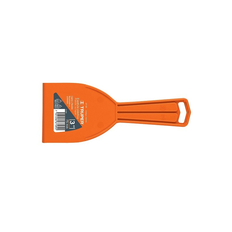  Espatula Plastica 3" Resistente a Solventes Ligeras Y flexible, en Polipropileno, ET-3P 14444 Truper 1.610169 Espatula Plastica