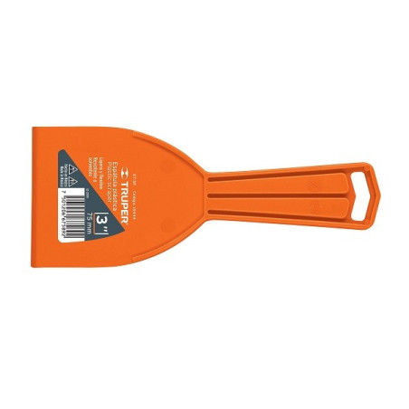  Espatula Plastica 3" Resistente a Solventes Ligeras Y flexible, en Polipropileno, ET-3P 14444 Truper 1.610169 Espatula Plastica