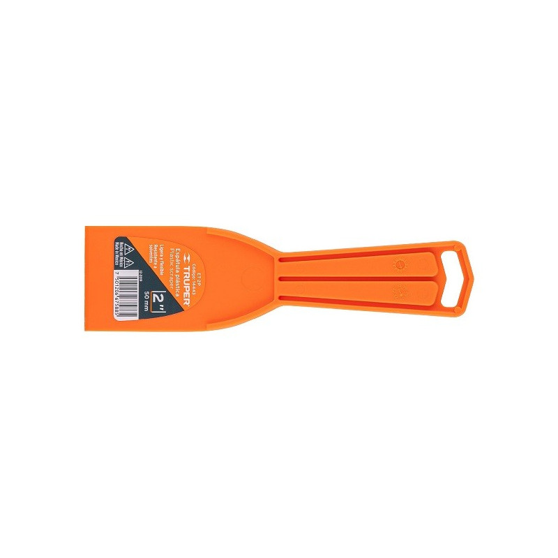  Espatula Plastica 2" Resistente a Solventes Ligeras Y flexible, en Polipropileno, ET-2P 14443 Truper 1.440678 Espatula Plastica