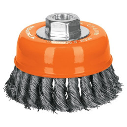  Escobillas Tipo Copa 4" Alambre Trenzado Fino M14 Truper 14185  22.033898 Escobilla Tipo Copa, Alambre Trenzado Fino 4" x5/8" M