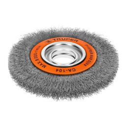  Escobillas Circulares 6" Alambre Ondulado Truper 11520  22.033898 Escobillas Planas de Alambre Ondulado 6" x3/4", CA-104 11520 
