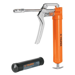  Mini Engrasadora 3oz 2100 lb/pulg2 con Cartucho, Extension Flexible y Rigida, GRAS-13 14911 Truper 33.050847 Mini Engrasadora 3