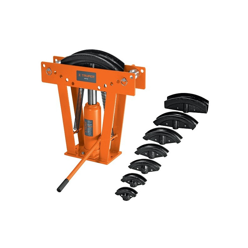  Doblador de Tubo Hidraulico 16 Toneladas, para Tubos de 1/2" a 3", DTH-16 12884 Truper 1106.779661 Doblador de Tubo Hidraulico 
