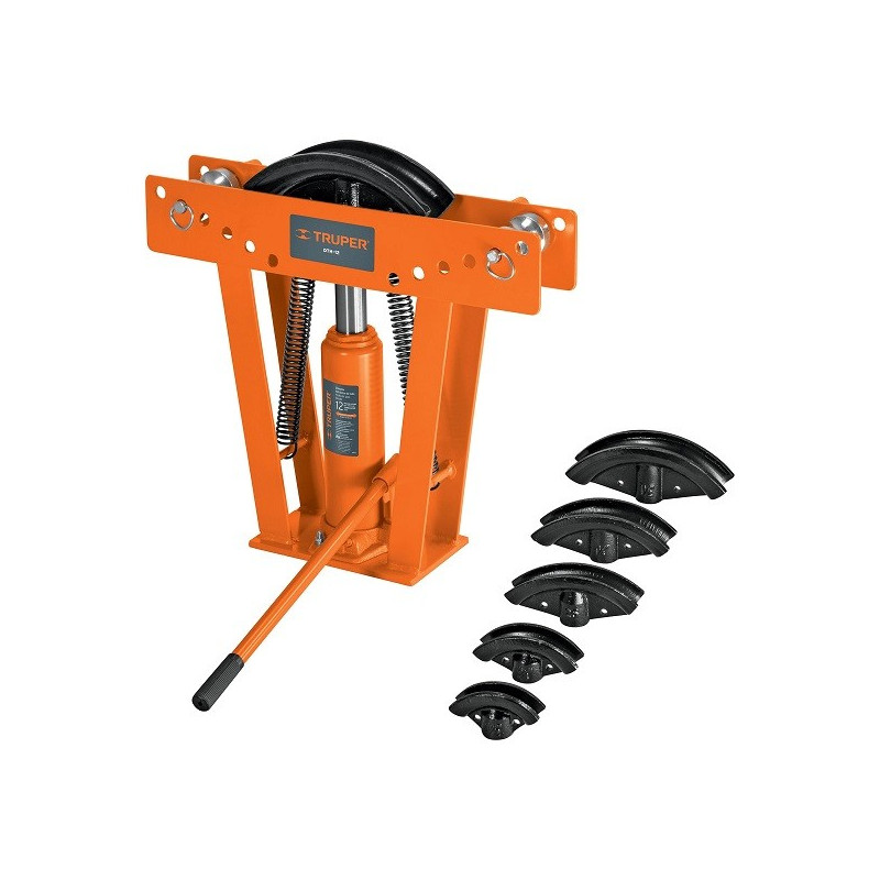  Doblador de Tubo Hidraulico 12 Toneladas, para Tubos de 1/2" a 2", DTH-12 12883 Truper 699.152542 Doblador de Tubo Hidraulico 1