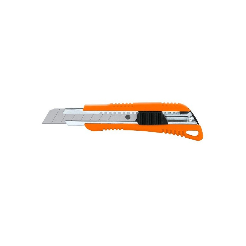  Cutter 6" 18mm con alma Metalica 3NavajasSK4, Truper CUT-6 16974 4.661017 Cutter Plastico Largo 6" Ancho 18mm, Navaja SK4, con 