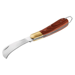  Navaja Abatible Universal 8", acero inoxidable, Mango de Madera, NEL-8 18539 Truper 25.423729 Navaja Abatible Universal 8", ace