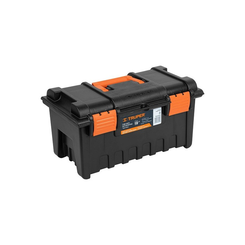 Caja para Herramientas Plastica Largo 19", Ancho 10 1/2, Alto 10", Peso 1.7 kg, CHA-19N 19781 Truper 38.135593 Caja para Herram Caja para Herramientas Plastica Largo 19", Ancho 10 1/2, Alto 10", Peso 1.7 kg, CHA-19N 19781 Truper 38.135593 Caja para Herram