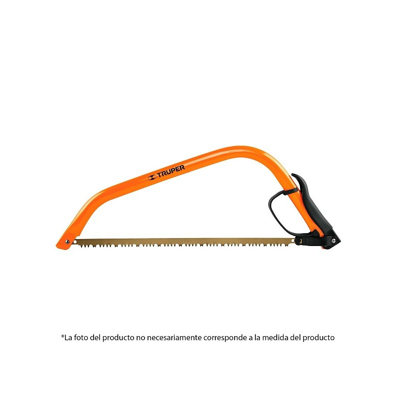  Arco de Sierra Montaraz 24", con dientes en Acero SK5, Especial para Cortes y Podas de Arboles, AJT-24 10258 Truper 23.728814 A