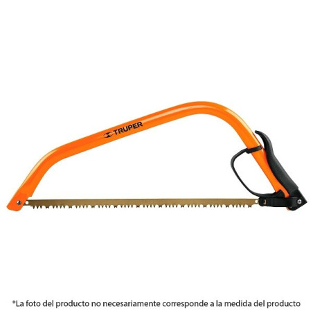 Arco de Sierra Montaraz 24", con dientes en Acero SK5, Especial para Cortes y Podas de Arboles, AJT-24 10258 Truper 23.728814 A