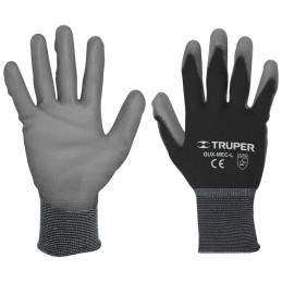  Guantes de Nylon Talla CH recubierto de poliuretano puño tejido, uso varios, GUX-MEC-C 13290 Truper 5 Guantes de Nylon Talla CH