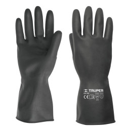  Guantes de Caucho Talla G con interior de algodón puño largo, uso industrial, GU-PIN-G 14267 Truper 6.525424 Guantes de Caucho 