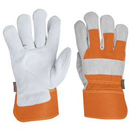  Guantes de Carnaza Talla G Loneta puño de Seguridad, uso general, GUX-BOVA 15245 Truper 11.186441 Guantes de Carnaza Talla G Lo