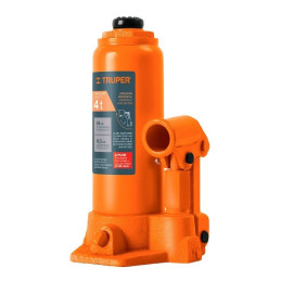  Gata de Botella 4 Toneladas, Con Tornillo de Extension, Altura Max 385 mm, GAT-4 14812 Truper 75.423729 Gata de Botella 4 Tonel